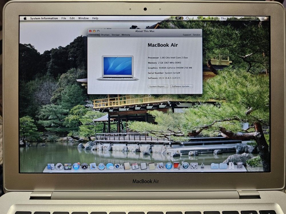 Apple Macbook Air Laptop Computer