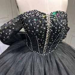 Black Quinceñera Dress