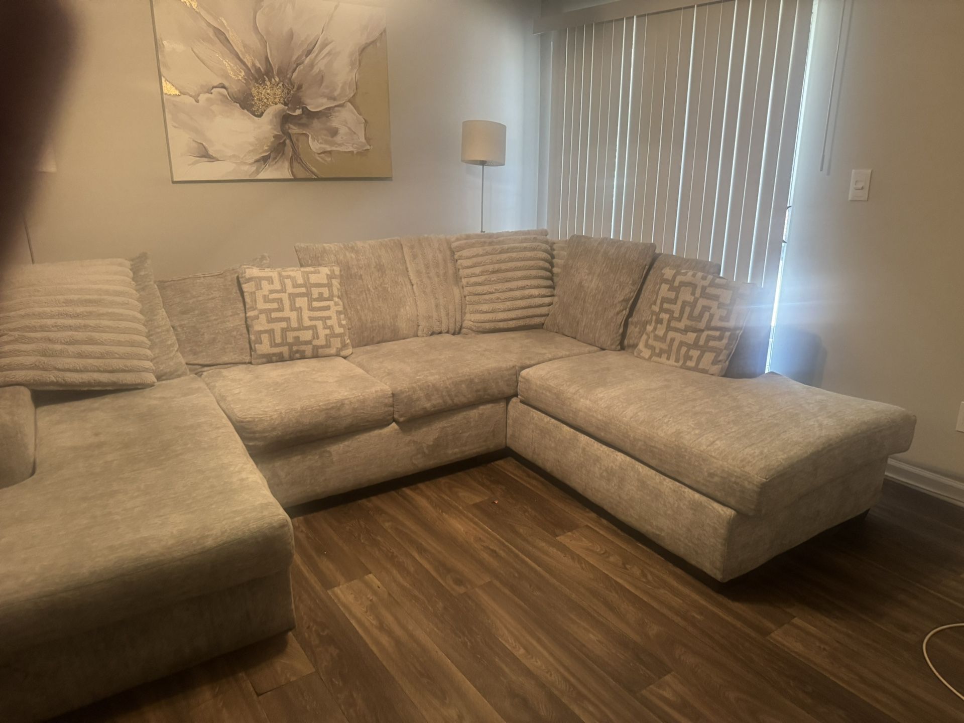 Gray Sectional 