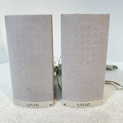 Sony Vaio Active Speaker System for Computers, Newer Turntables, Smart Phones, Pads and More-TESTED-Work Well- Demonstration Available