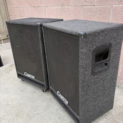 Two Carvin PA Loudspeakers - Great Sound