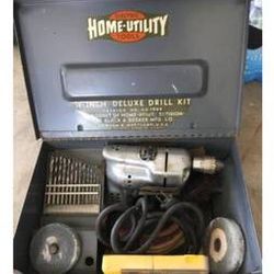 ⚐ Cool, vintage 1/4" drill by Home Utility