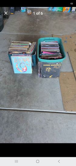 Vintage vinyl records, R and B