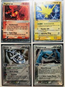 Ex Era Pokmon Bundle (Zapdos, Metagross, Magmar, Steelix) for Sale in Flower Mound, TX - OfferUp Ex Era Pokmon Bundle (Zapdos, Metagross, Magmar, Steelix) for Sale in Flower Mound, TX - OfferUp