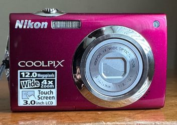 Nikon Coolpix S4000 Ultra-Compact 12MP 4x Wide Zoom 3" LCD Screen Digital Camera