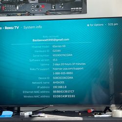 58 inch tv for sale