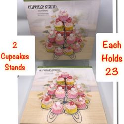 Cupcake Stand 2 Desert Displays each holds 23 cake