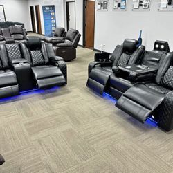 🔥Brand New Power Reclining Couches 🔥Only $49 Today And Pay Later With Or Without Credit 🔥