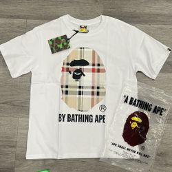 BAPE BURBERRY T-SHIRT