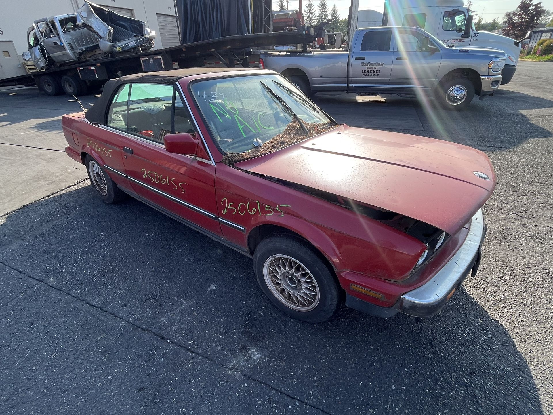 PARTING OUT- 1987 BMW 325I Capri OEM Parts ONLYh