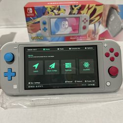 Pokemon Nintendo Switch Lite Zacian & Zamazenta Edition CFW - New - Modded