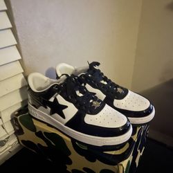 Black And White Bape Shoes