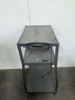 Tool Cart With Power Strip