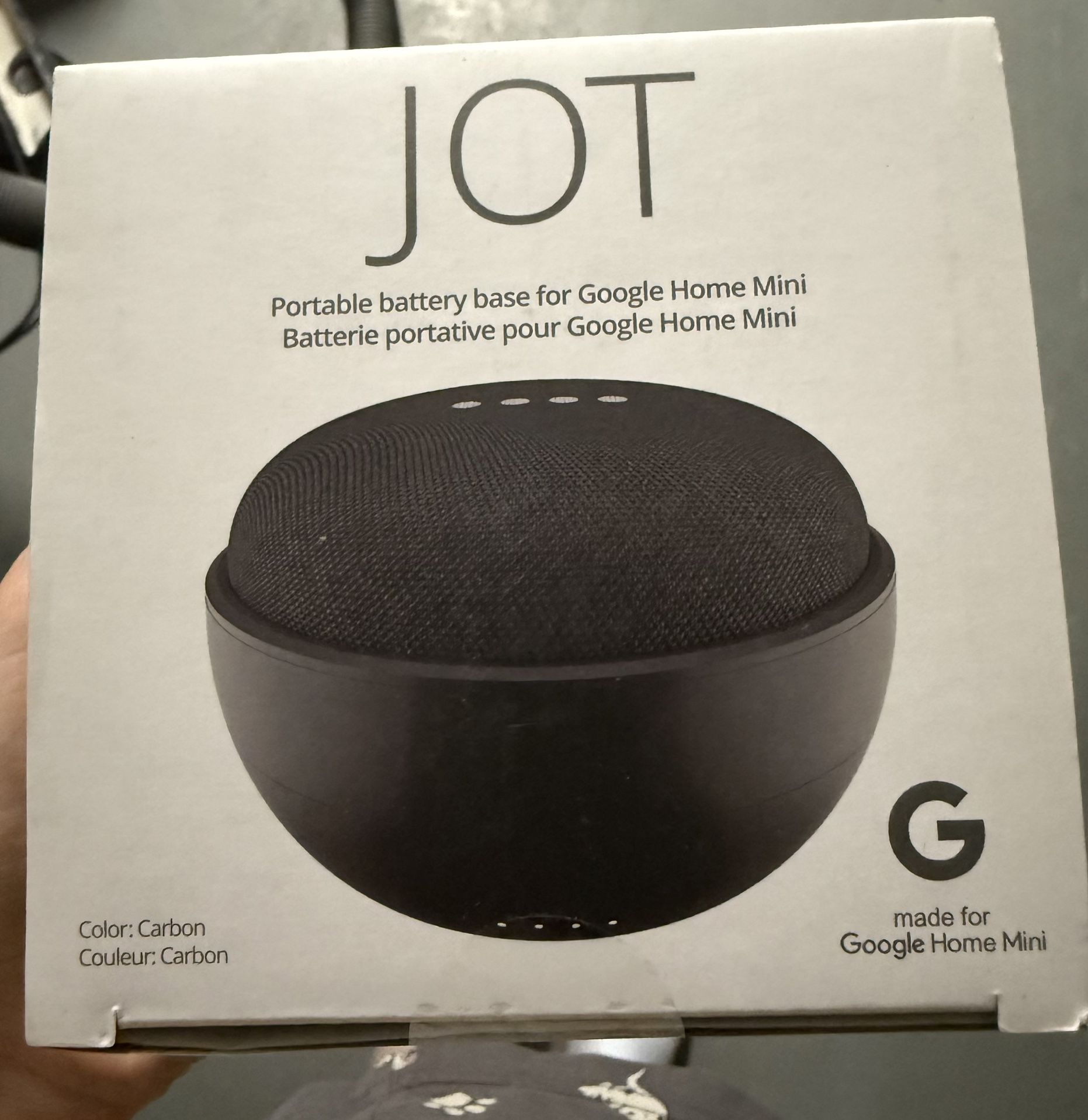 Wholesale JOT Portable Battery Base for Google Home Mini