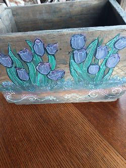 Old Farm Box Painted