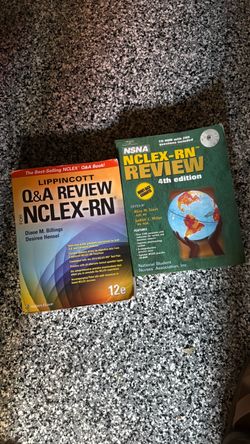NCLEX review books Nursing school
