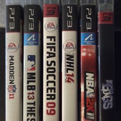 PS3 Sports Game Bundle- $20