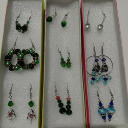$8. 3pr. Earring Set