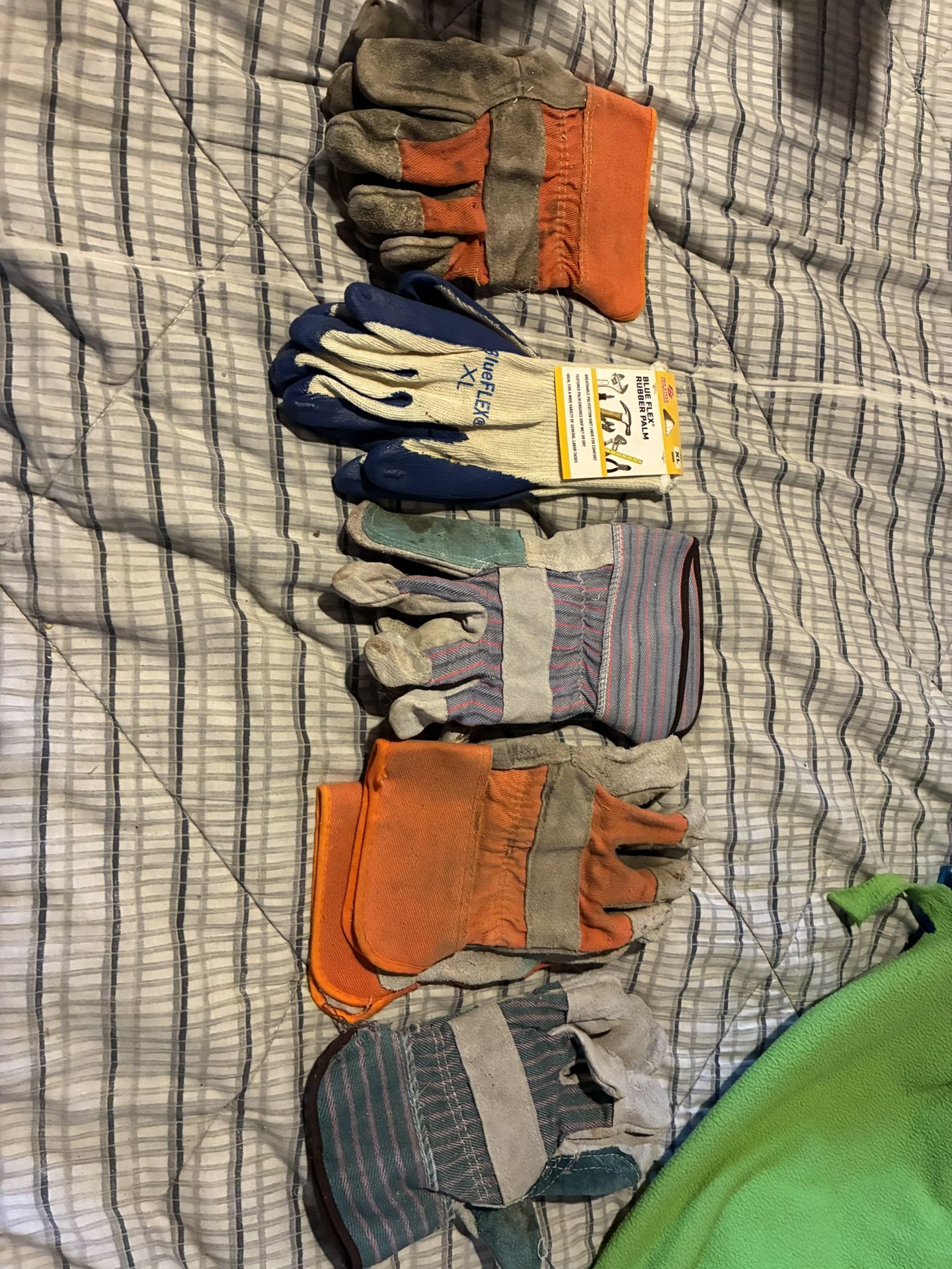 Work Gloves 5 Pairs For A Dollar