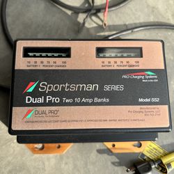 Dual Pro Sportsman Series Battery Charger - 20a - 2-10a-Banks - 12v/24v