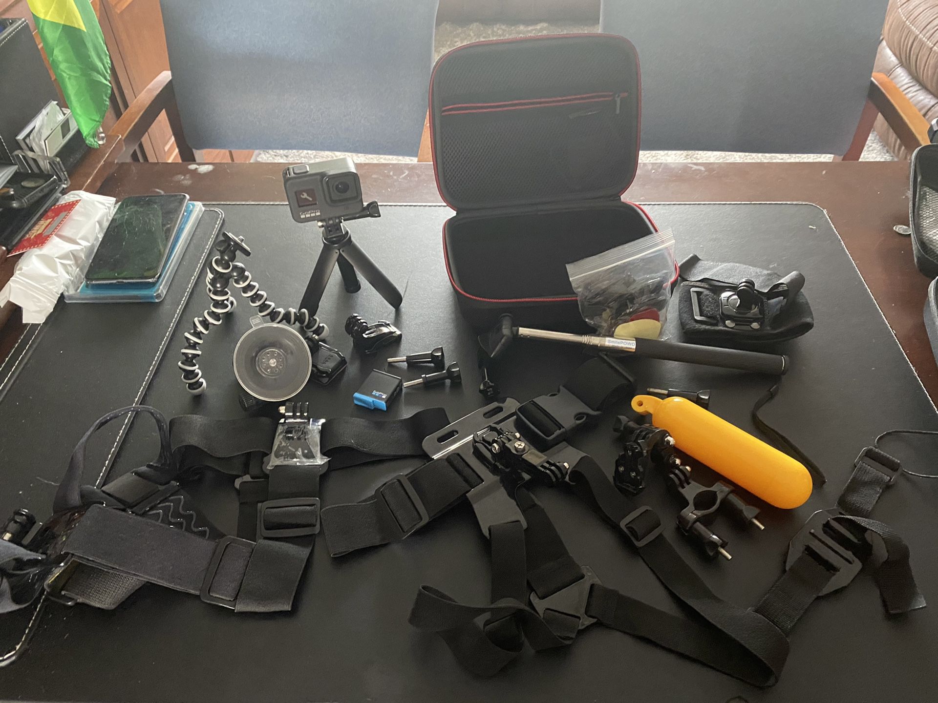 GoPro hero 8 black with accessories