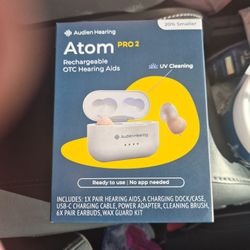 Atom PRO 2 Rechargeable OTC Hearing Aids