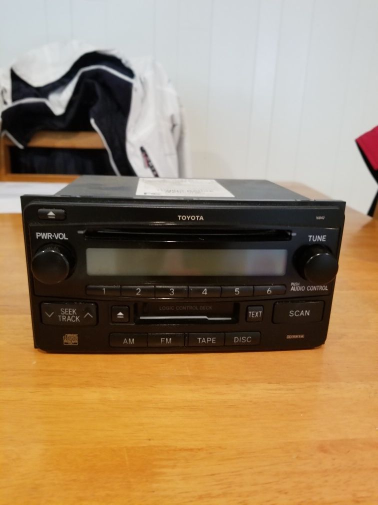 Car stereo with cd player for Toyota.