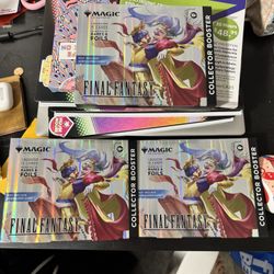 Final Fantasy Magic The Gathering New Collector Booster MTG