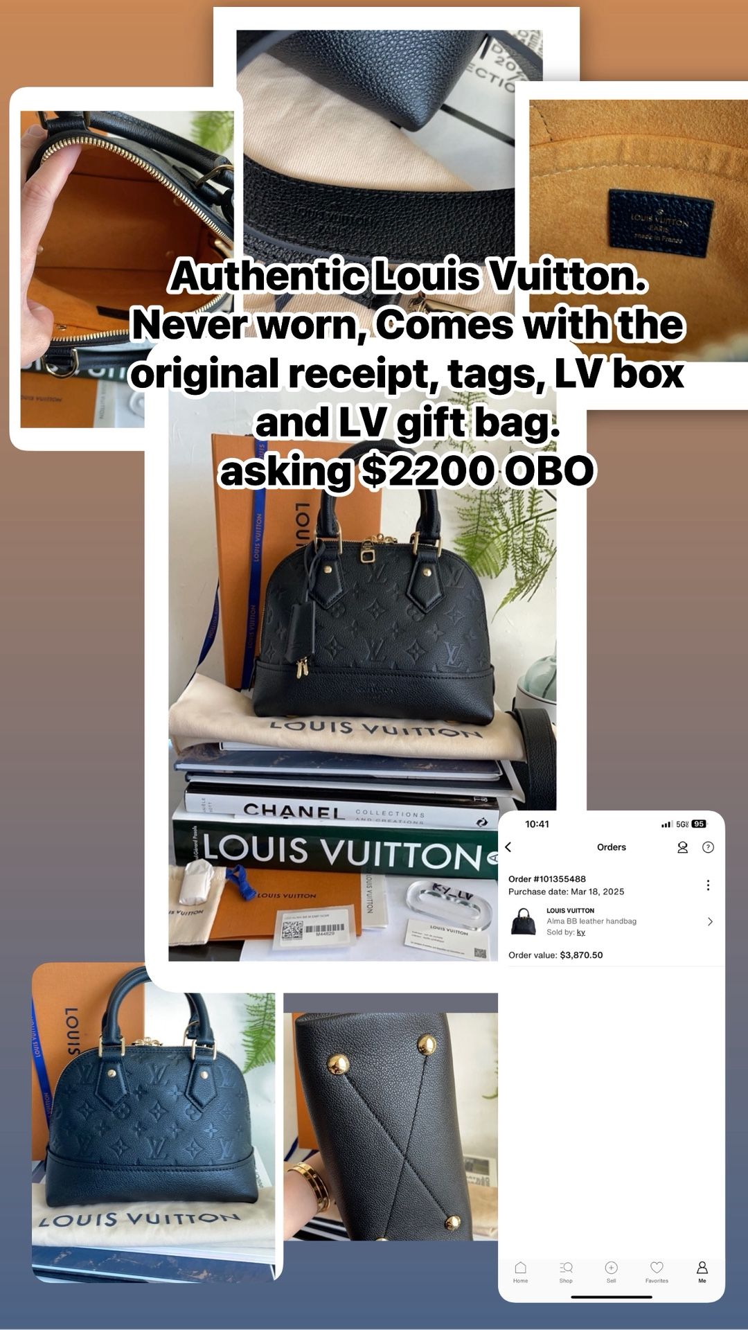 New Never Worn Louis Vuitton Bag