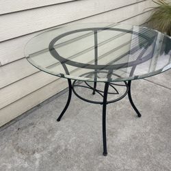 42 Inch Round Glass Table