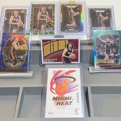 NBA Basketball Miami Heat 8-Card Rookie Lot