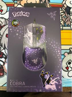 Razer Cobra Espeon & Umbreon Edition Purple/Black Wired USB Optical 8500DPI 6Btn