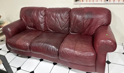 Leather sofas (2)