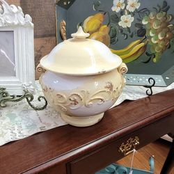 Italian Soup Tureen Pottery 45% Off At Collins Street Junction Antique Shop In Plant City