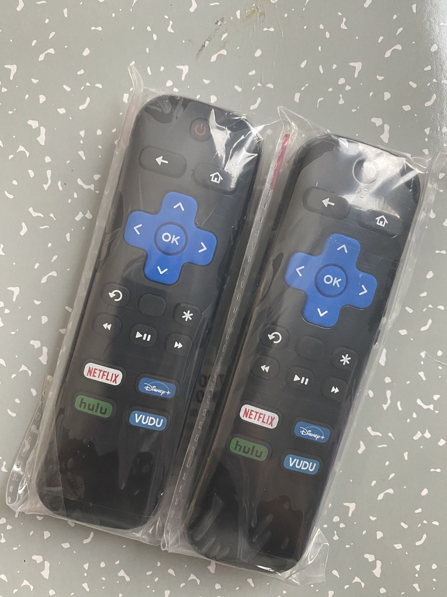 2 Pack ONN Roku TV Remote Control with Disney button