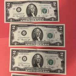 1976 Centennial $2 Bills