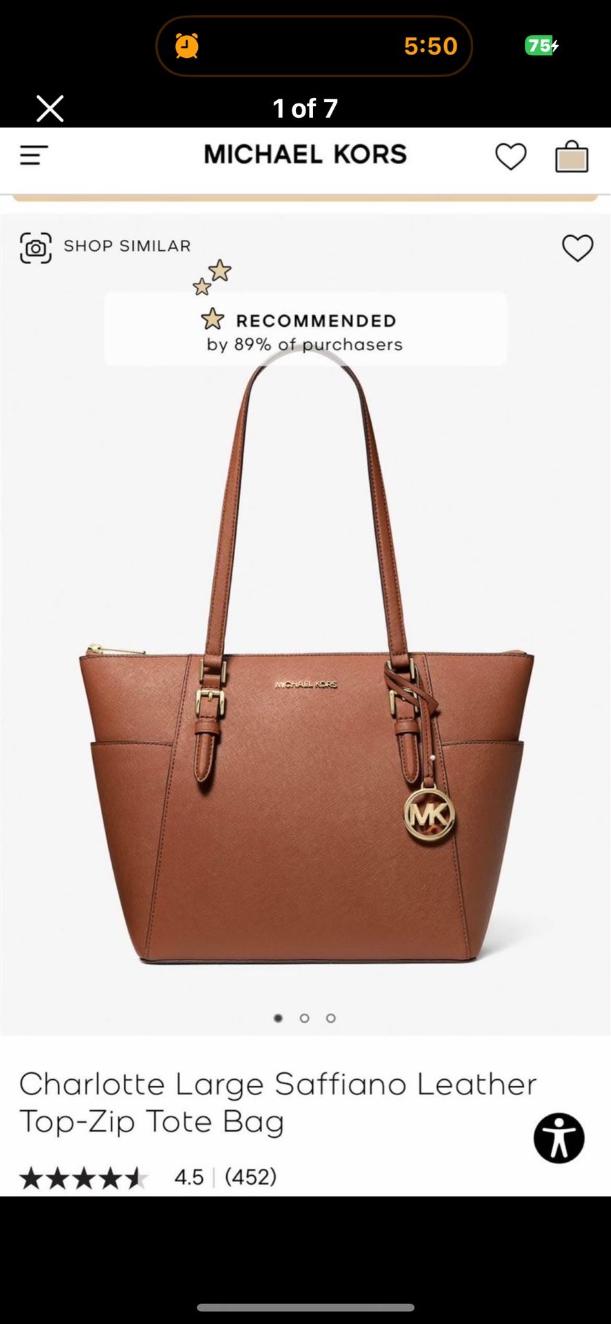 MK Tote Bag