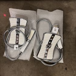 Two Shower Heads With Handheld