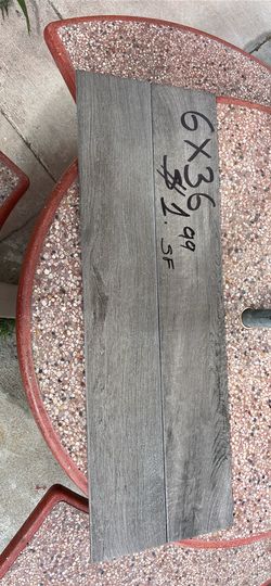 Porcelain tile wood plank 6x36 made in USA