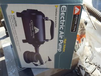 Electric air pump for air mattress