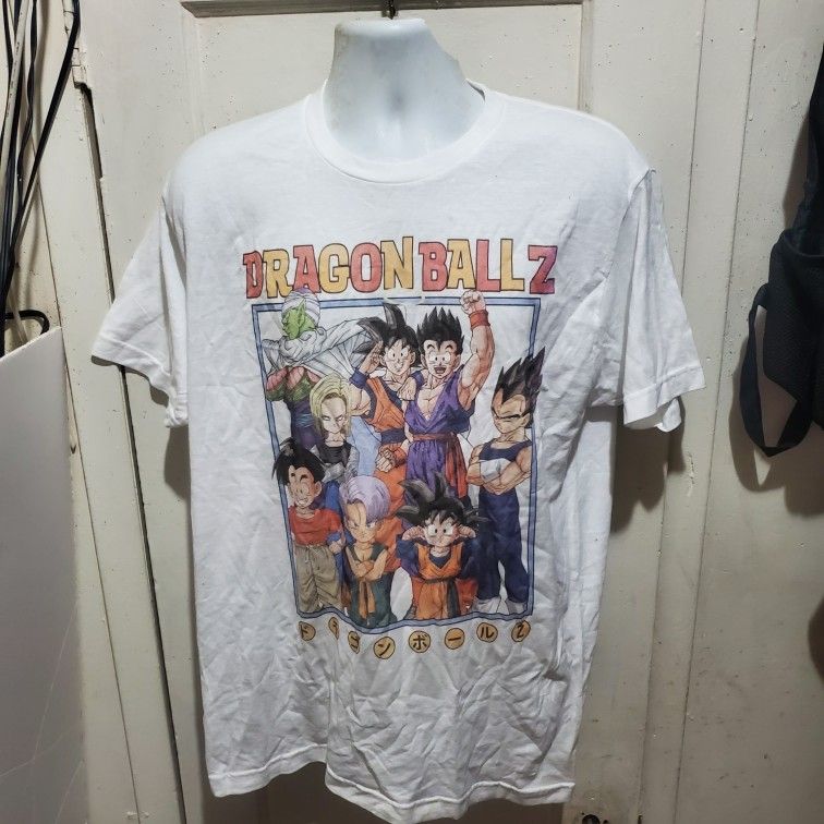 Dragon Ball Z Graphic Tee - White Size L
