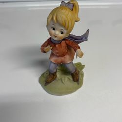 Porcelain Ice Skating Figurine 