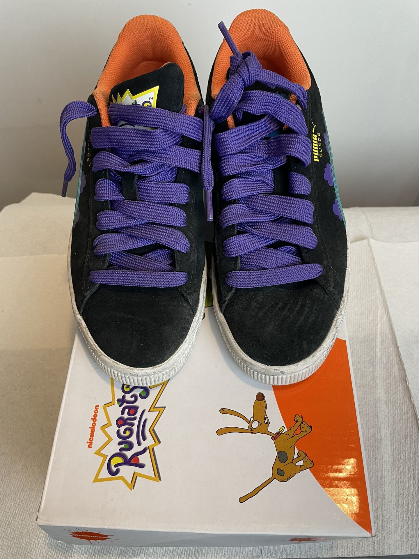 PUMA Suede Nickelodeon Rugrats Classic Sneakers Youth Size 7C Unisex