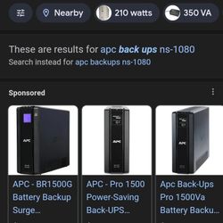 APC Back-Ups NS 1080 Battery