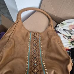 Cognac Brown Purse