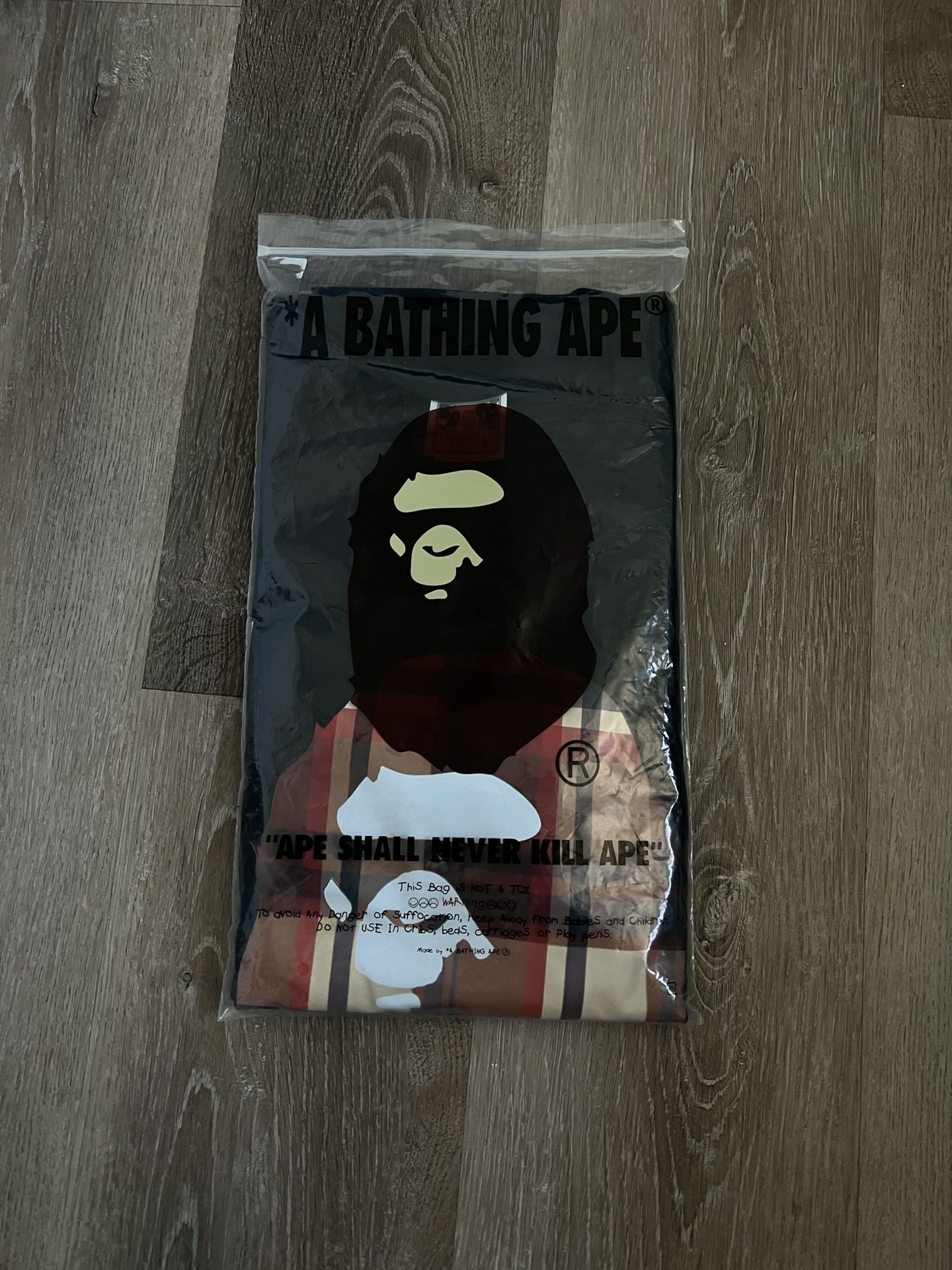 Bape Burberry Black Tee