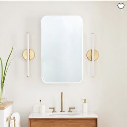 West elm Frameless Seamless Medicine Cabinet 