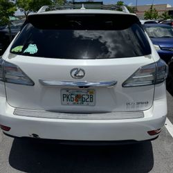 2012 Lexus RX 350 white with white interior