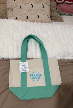 Pastel Green Trader Joes Bag!