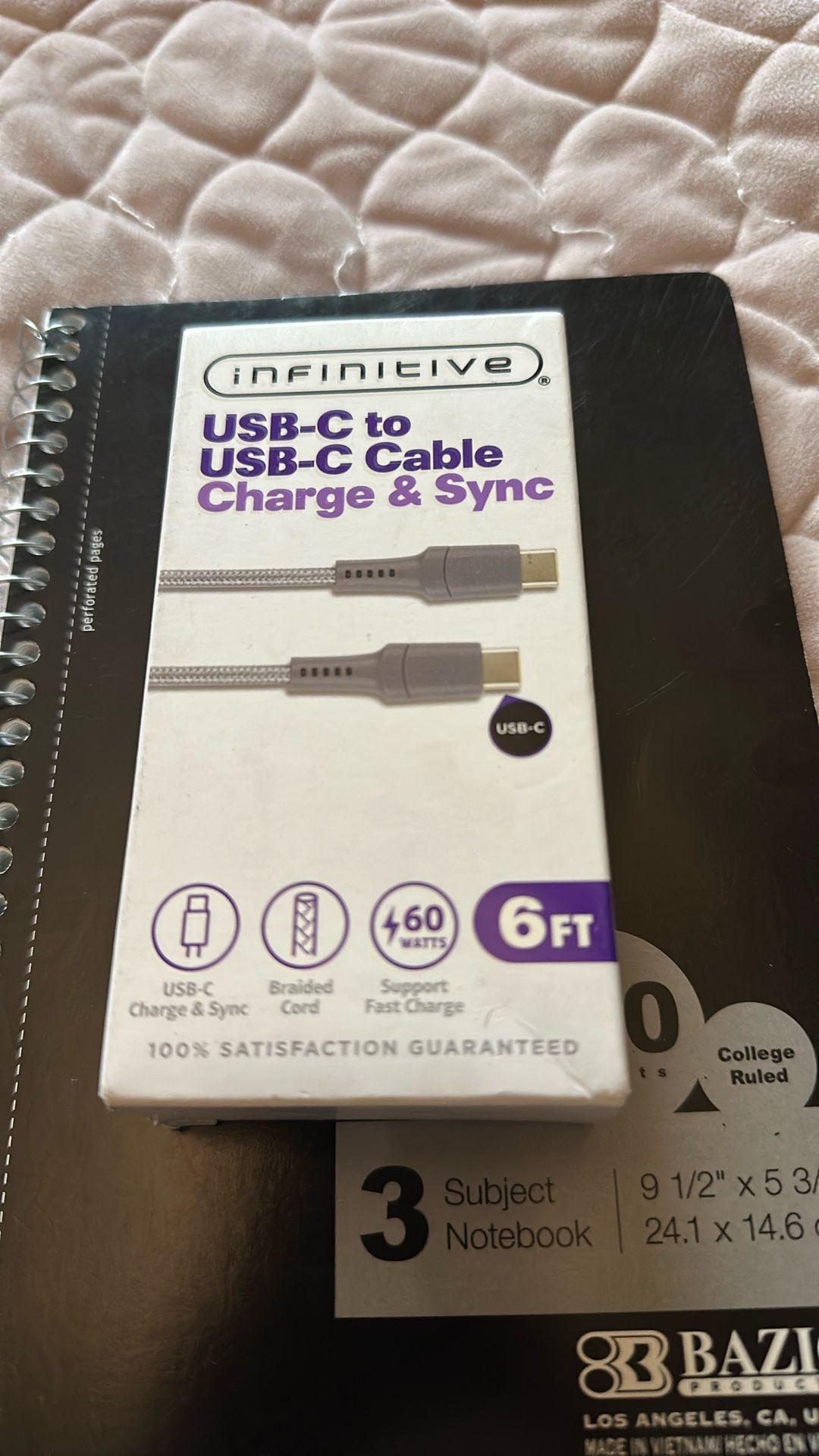 USB -C to USB-Ccable Charger &sync
